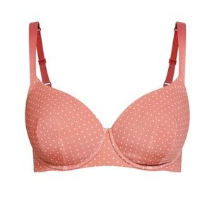 City Chic Plus Size Smooth & Chic T-Shirt Bra Cameo Rose 44D